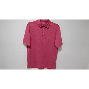 Vineyard Vines On The Go Sankaty Polo OTG Mens small Red White Stripe